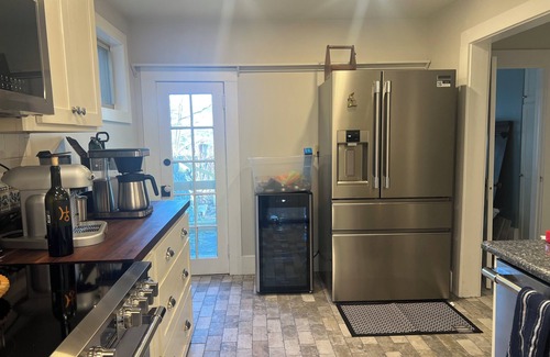 Lake Junaluska House | Charming Historic 1915 home fireplace, grill, & firepit near lake walking trail.