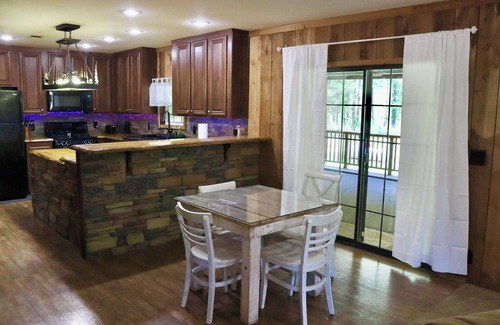 Edwards Cabin | Charming Lakeside 2-Bedroom Cabin with Pool and Firepit in Peaceful Edwards, MS