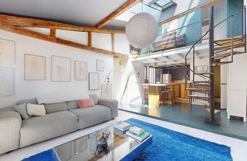 Porte-Saint-Martin Apartment | Charming Loft Apartment by Canal Saint Martin