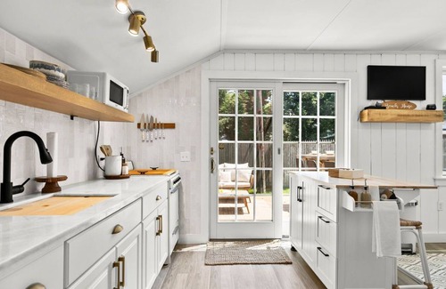 Dennis Port House | Charming retreat .5 mi to Sea St. Beach, Private backyard, outdoor shower