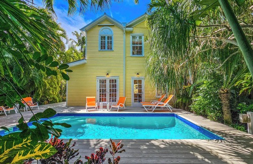 Midtown House | Charming, spacious monthly home w/large pool in the Meadows Old Town Key West