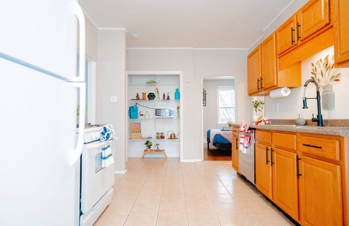 St. Louis Apartment | Charming STL Brick w/firepit- KingBed- 5min Botanical Garden