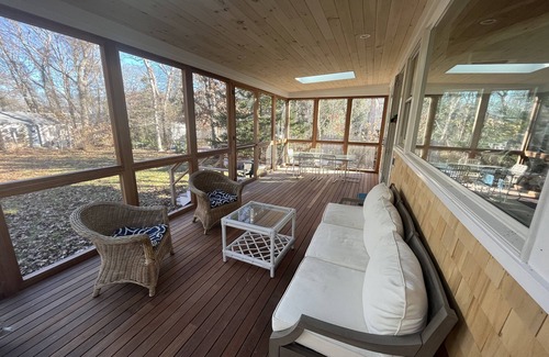 Tisbury House | Charming West Chop Retreat on Private, Tree-Lined Lot