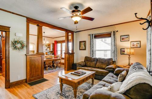 Winterset House | Charming Winterset Vacation Rental with Yard and Patio