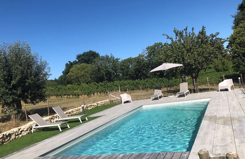 Saint-Pierre-de-Bat House | Château Petit Luc, beautifully renovated family wine estate with swimming pool