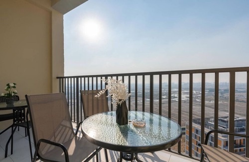 Dubai Production City Apartment | Chic 2BR Apt with Captivating City Views in Dubai