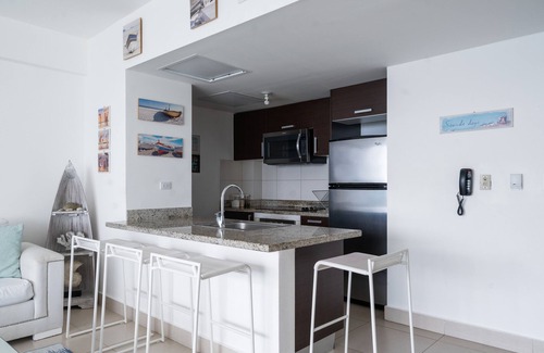 Juan Dolio - El Pueblo Apartment | Chic Beachfront Apt. W/5 beds Las Olas Juan Dolio