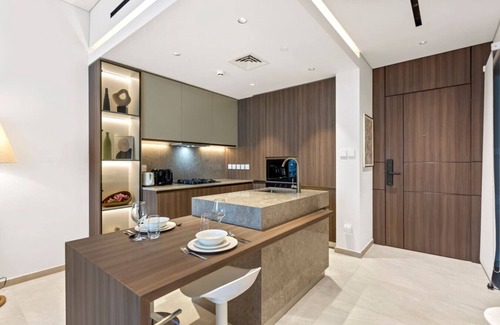 Al Barsha Apartment | Chic Retreat 1Bedroom with Pool view