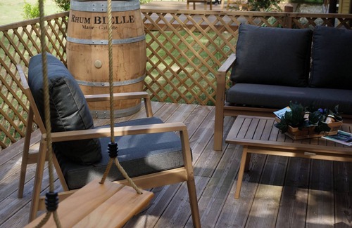 Grand-Bourg House | CHILL OUT, bungalow T2, sauna, barbecue, barware, private beach access, swimming pool