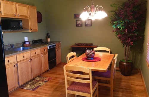 Sautee Nacoochee Cabin | Chimney Mtn 5 | Dog Friendly Cabin with Covered Hot Tub and Fireplace Near Helen