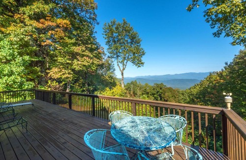 Old Fort House | Christmas Tree Cabin Secluded Asheville Area Log Cabin with a View!