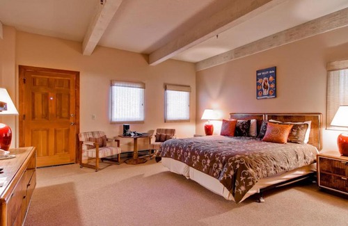 Ketchum House | Christophe Condo 503 - Year-round Outdoor Pool and Hot Tub and Bald Mt Views