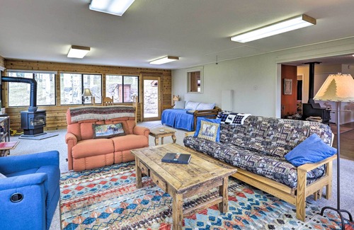 Cimarron Cabin | Cimarron Cabin: Wraparound Deck & Mountain Views!