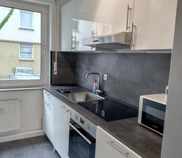 Sudostviertel Apartment | City Apartments Essen for up to 6 person with 4K TV and kitchen