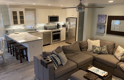 Seabright House | Clean, Newly Remodeled Home Steps to Beach, HOT TUB, LARGE deck w/ocean peek