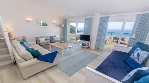 Putsborough Apartment | Clifton Court Apt 16 with Indoor Heated Pool & Sea Views