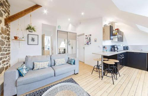 Rocabey - Alsace - Gare Apartment | Cocon Malouin Charmant T2 vue Intra-Muros et port