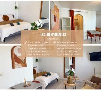 Lagny-sur-Marne Apartment | Cocon Studio proche Disneyland
