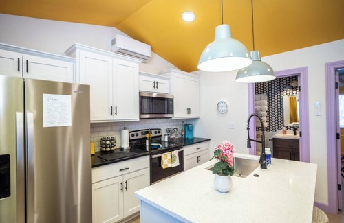 Waynesville Apartment | Colorful Oasis with Hot Tub Near Ft. Leonard Wood!