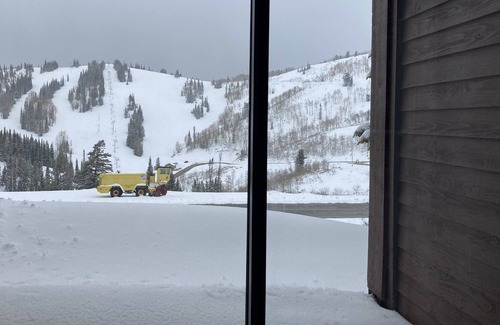 Powder Mountain Apartment | Columbine Inn 104 ski-in ski-out Powder Mountain hotel room for up to 4 guests