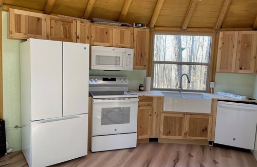 Truxton Cabin | Come visit our magical yurt. Nestled in the woods.