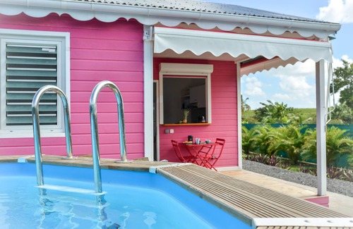 Baie-Mahault House | Comfort Bungalow, Individual pool and private garden