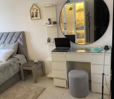 Al Nahda Apartment | Comfortable Apartment Bedroom And Spacious Living Room Family and Couple