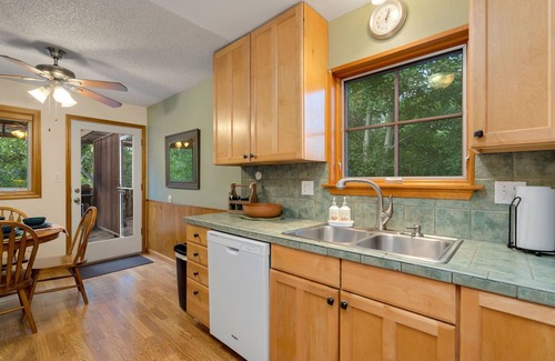 Cedar Village House | Comfortable Private Home Great Backyard Patio with Fire-pit, Grill and Garage!