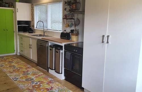 Nelson House | Comfortable,spacious,light filled and unique home. Pet friendly.
