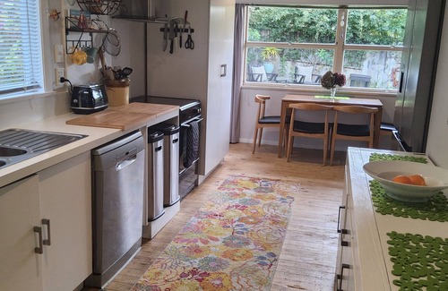 Nelson House | Comfortable,spacious,light filled and unique home. Pet friendly.
