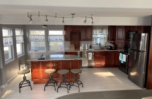 Old Lyme House | Comforts of home steps from a sandy private beach!