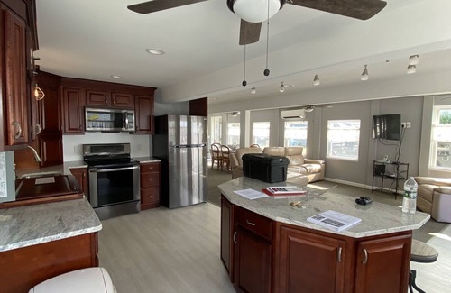 Old Lyme House | Comforts of home steps from a sandy private beach!