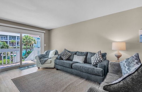 Villa Sabine Condo | Community Pool-Walk 2 Beach-Covered Balcony-Pier-2BR Deepwater Cove 103