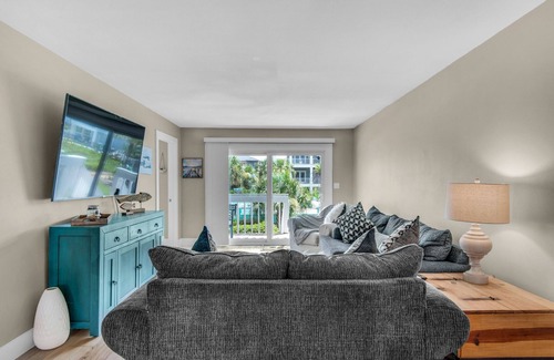 Villa Sabine Condo | Community Pool-Walk 2 Beach-Covered Balcony-Pier-2BR Deepwater Cove 103