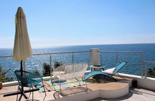 Andora Apartment | Conca Verde c21- BEACH FRONT little villas POOL, private JACUZZI sea view