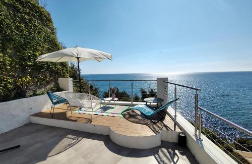 Andora Apartment | Conca Verde c21- BEACH FRONT little villas POOL, private JACUZZI sea view