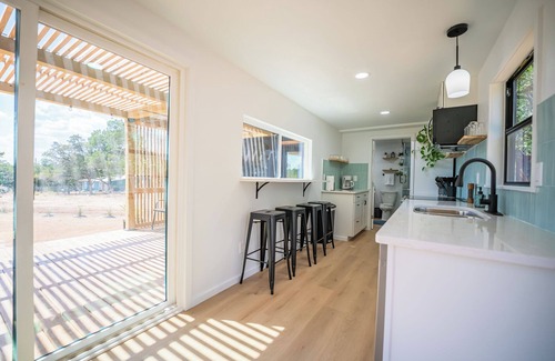 Gruene Cabin | Contained in Gruene! Hot Tub! Minutes to Gruene Hall!
