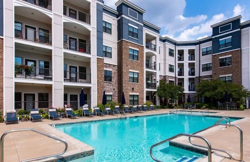 Hurstbourne Apartment | Contemporary 2BR Suite | Pool, Parking + Gym A