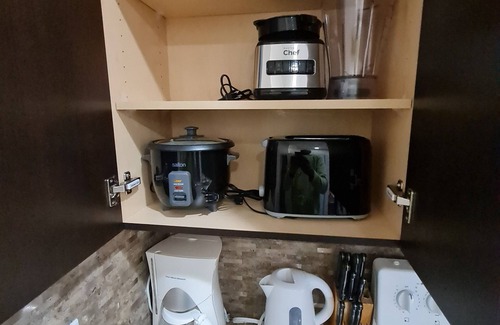 Southeast Edmonton House | Contemporary & Cheerful 1-Bedroom Suite with Fireplace