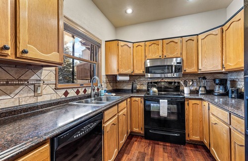 Flagstaff House | Contemporary Country Club Condo with portable A/C's in the bedrooms.