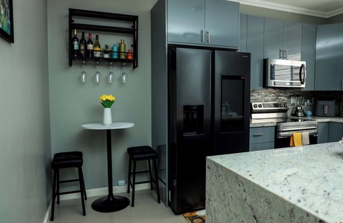 New Kingston Apartment | Contemprorary design 2-bedroom apartment in Kingston with WiFi, fitness room, AC