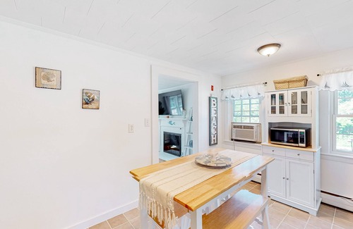 Hyannis House | Conveniently-located home with fenced yard, firepit, beach parking pass