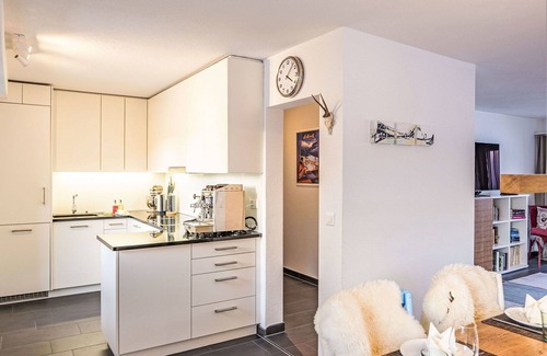 Sankt Moritz-Bad Apartment | Cosy apartment for 4 guests with WIFI, TV, balcony, pets allowed and panoramic view