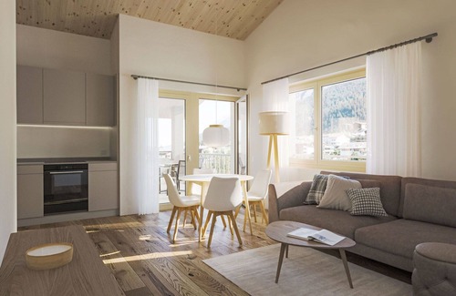 Savognin Apartment | Cosy apartment for 6 people with WIFI, TV, balcony, panoramic view and parking