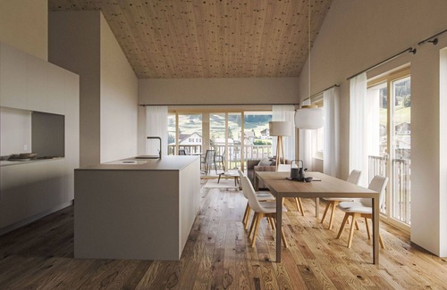 Savognin Apartment | Cosy apartment for 6 people with WIFI, TV, balcony, panoramic view and parking
