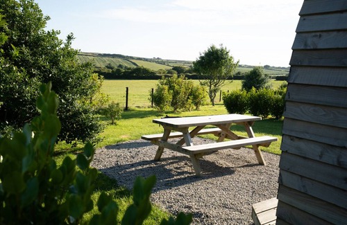 Saint Erth Praze Cabin | Cosy Cabin with Hot Tub in the Cornish Countryside