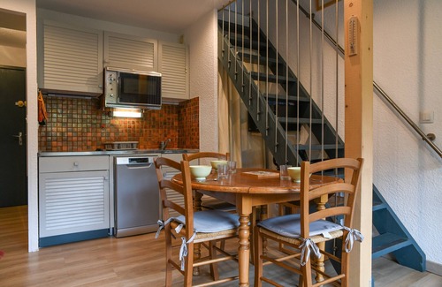 Allevard Apartment | Cosy Studio Mezzanine Apartment with Mountain View and Balcony