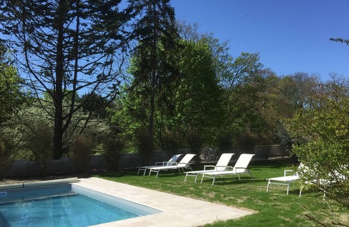 Azay-le-Rideau House | Cottage du Chateau swimming pool, garden, at Domaine Plessis Gallu in Azay Le rideau