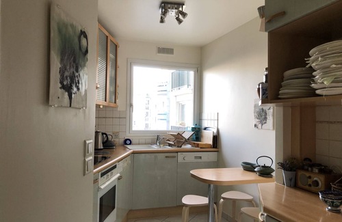 Croulebarbe Apartment | Countryside in Paris! Beautiful, overlooking gardens, terrace, luxury residence.