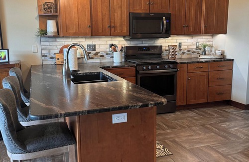 Watertown House | Cozy 2 br Home - Fireplace, Man Cave, Office, & Heated Garage Spaces